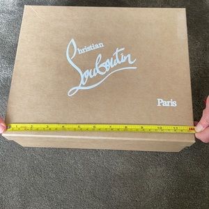 Empty Christian Louboutin Box Size 39